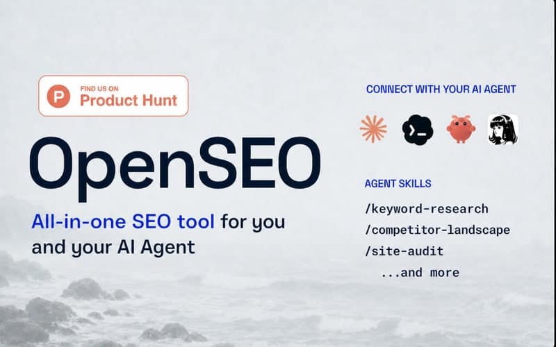 Lancement d'OpenSEO, alternative open source à Semrush et Ahrefs
