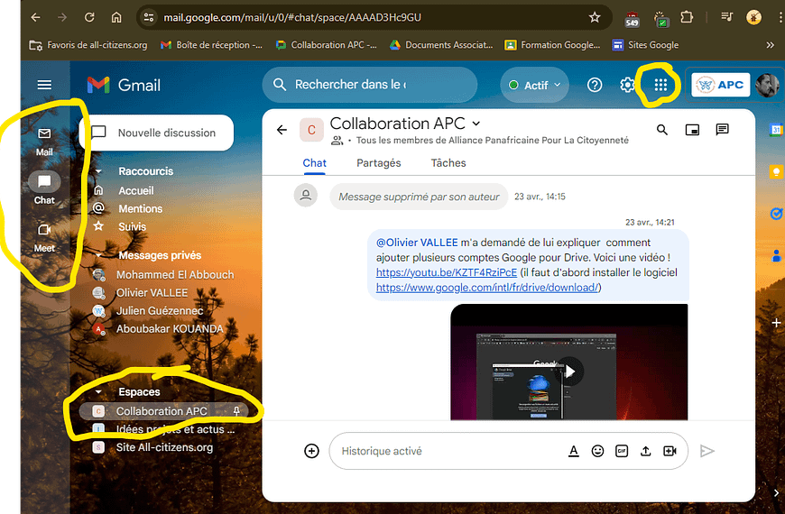 Cours en ligne – Google Workspace n°1