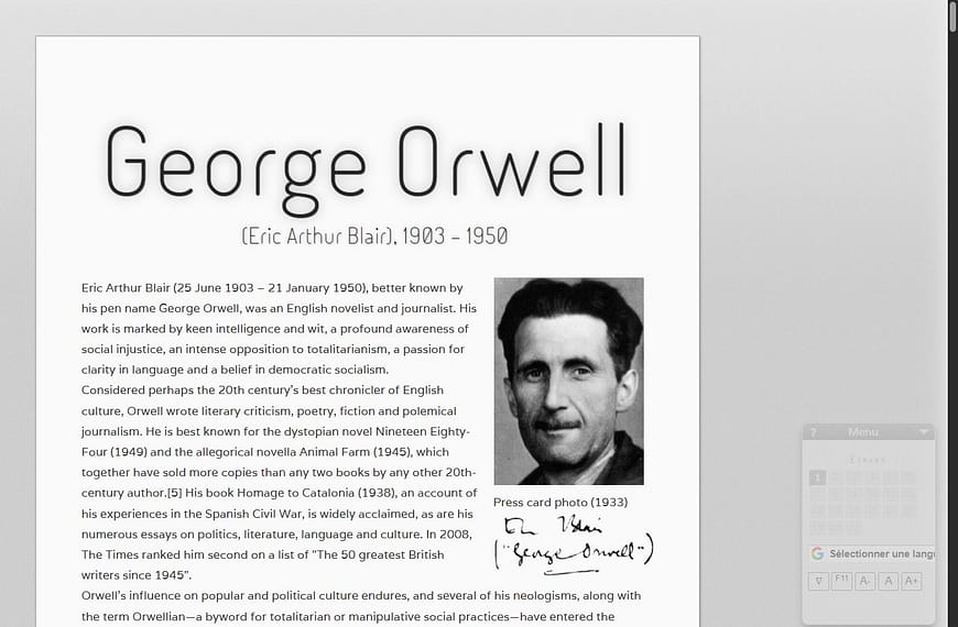 George Orwell